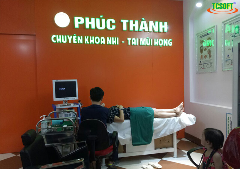 Phòng khám Tai Mũi Họng - Bác sĩ Thành tin dùng phần mềm quản lý phòng khám TCSOFT MEDICAL