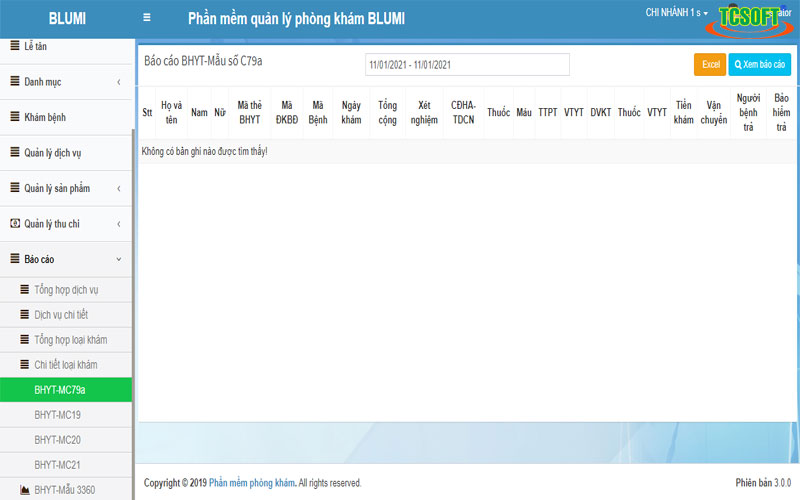 Phần mềm quản lý phòng khám online Blumi