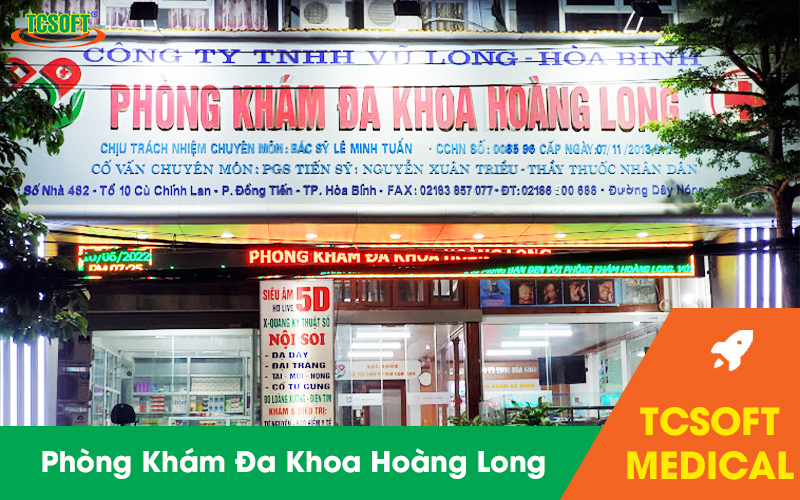 phòng khám đa khoa hoàng long - tcsoft medical